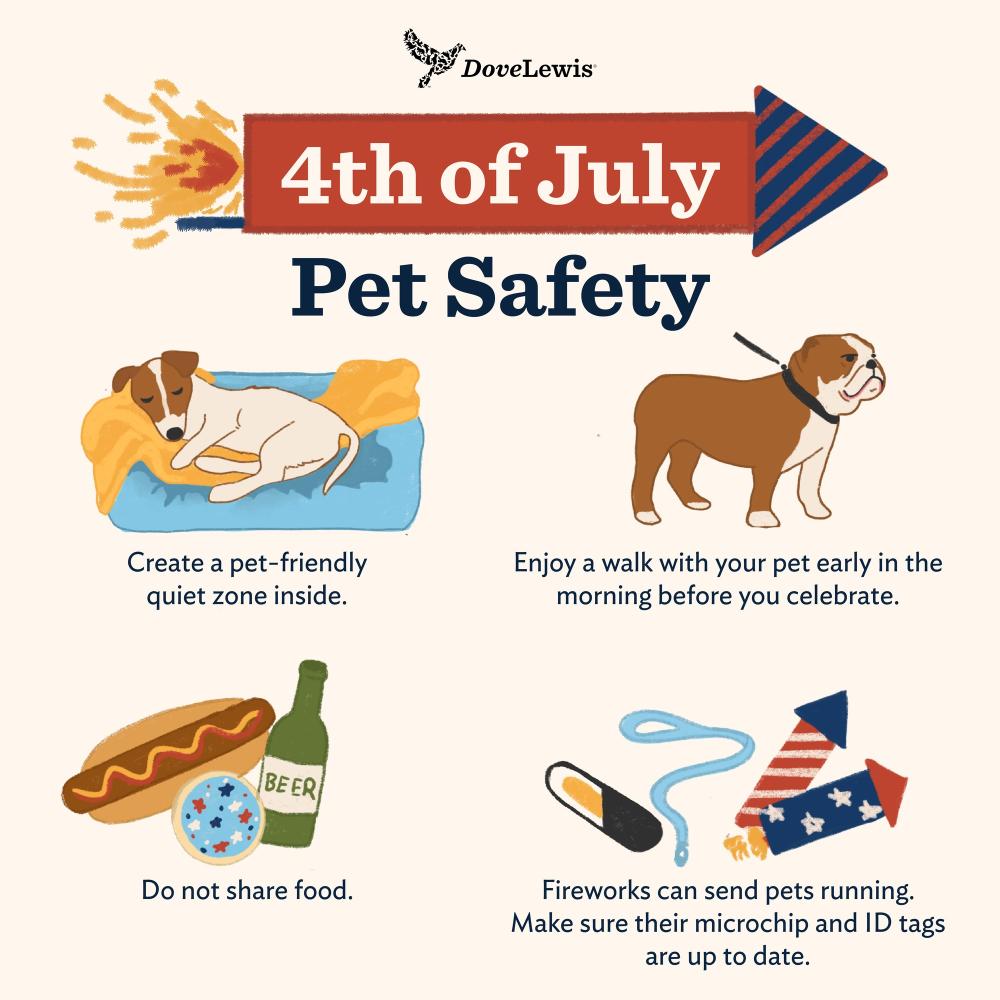 Keeping Your Pets Safe on the Fourth of July | DoveLewis